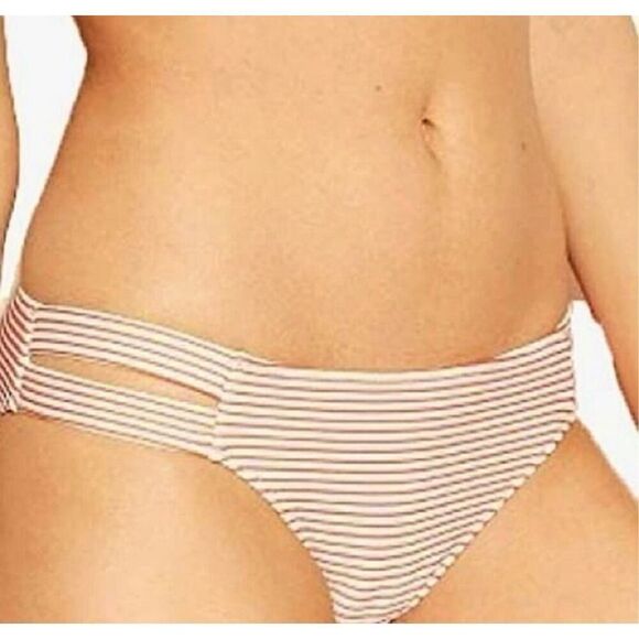 ✨Shade & Shore Textured Stripe Light Lift Two-Piece Halter Bikini Sz 34C & M✨ - Picture 4 of 14
